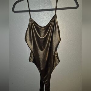 Shimmering Gold Sleeveless Top